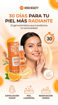 GEL EXFOLIANTE CON ENZIMA DE NARANJA ORA